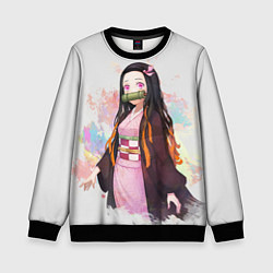 Свитшот детский KIMETSU NO YAIBA, цвет: 3D-черный