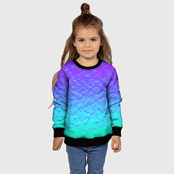 Свитшот детский ПЕРЛАМУТР, цвет: 3D-черный — фото 2