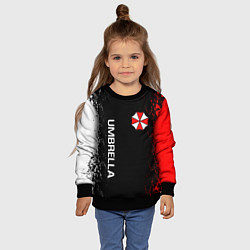 Свитшот детский RESIDENT EVIL UMBRELLA, цвет: 3D-черный — фото 2