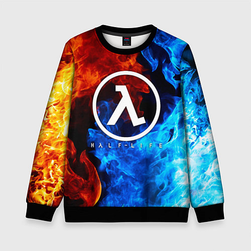 Детский свитшот HALF-LIFE / 3D-Черный – фото 1