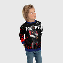 Свитшот детский FORTNITE IKONIK, цвет: 3D-синий — фото 2