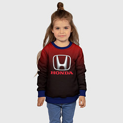 Свитшот детский HONDA, цвет: 3D-синий — фото 2