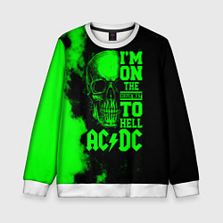 Детский свитшот I'm on the highway to hell ACDC