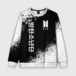 Свитшот детский BTS, цвет: 3D-белый