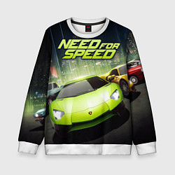 Свитшот детский Need for Speed, цвет: 3D-белый