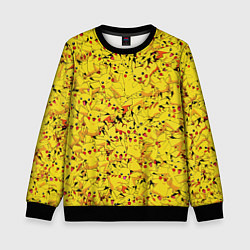 Свитшот детский Пикачу, цвет: 3D-черный