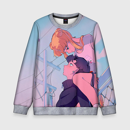 Детский свитшот SAILOR MOON / 3D-Меланж – фото 1