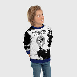 Свитшот детский Гражданская оборона, цвет: 3D-синий — фото 2