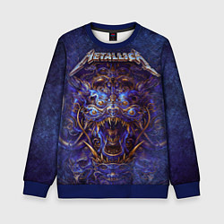 Свитшот детский Metallica, цвет: 3D-синий