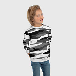 Свитшот детский Камуфляж Sabaton без лого, цвет: 3D-белый — фото 2
