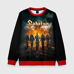 Свитшот детский Sabaton, цвет: 3D-красный
