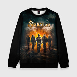 Свитшот детский Sabaton, цвет: 3D-черный