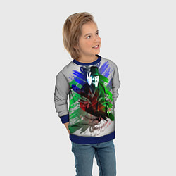 Свитшот детский Winston Churchill, цвет: 3D-синий — фото 2