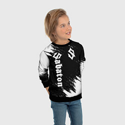 Свитшот детский SABATON, цвет: 3D-черный — фото 2