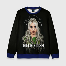 Свитшот детский BILLIE EILISH, цвет: 3D-синий