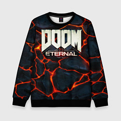 Свитшот детский DOOM: ETERNAL, цвет: 3D-черный