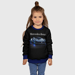 Свитшот детский MERCEDES, цвет: 3D-синий — фото 2