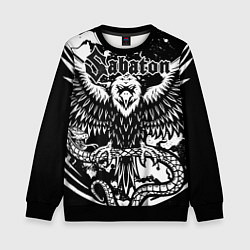 Свитшот детский SABATON, цвет: 3D-черный