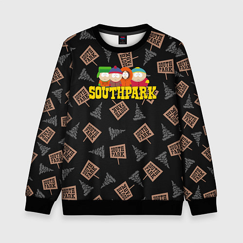 Детский свитшот SOUTH PARK / 3D-Черный – фото 1