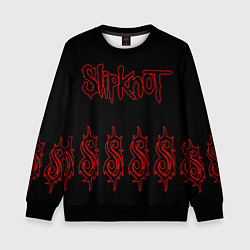 Свитшот детский Slipknot 5, цвет: 3D-черный
