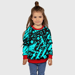 Свитшот детский Roblox, цвет: 3D-красный — фото 2