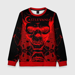 Свитшот детский Castlevania, цвет: 3D-красный