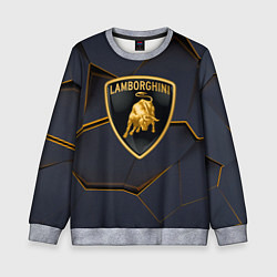 Свитшот детский Lamborghini, цвет: 3D-меланж