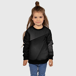 Свитшот детский МЕТАЛЛИЧЕСКИЕ ПОЛОСЫ, цвет: 3D-черный — фото 2
