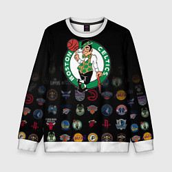 Свитшот детский Boston Celtics 1, цвет: 3D-белый