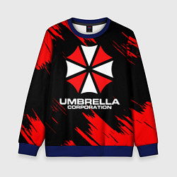 Свитшот детский Umbrella Corporation, цвет: 3D-синий