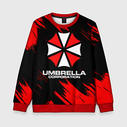 Свитшот детский Umbrella Corporation, цвет: 3D-красный