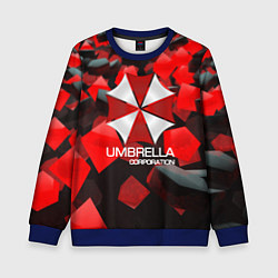 Свитшот детский Umbrella Corp, цвет: 3D-синий