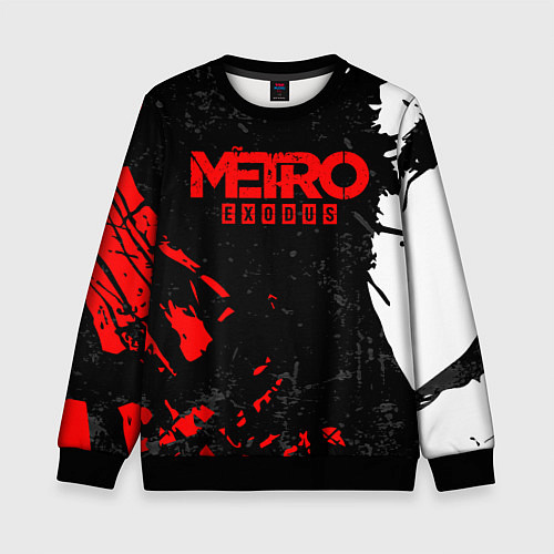 Детский свитшот METRO EXODUS / 3D-Черный – фото 1