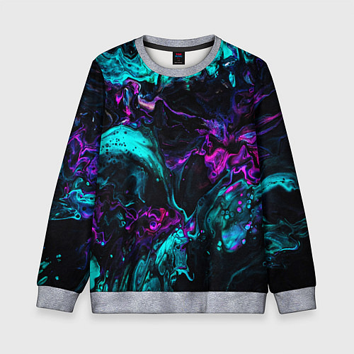 Детский свитшот ABSTRACT / 3D-Меланж – фото 1
