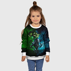 Свитшот детский PREDATOR, цвет: 3D-белый — фото 2