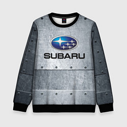 Свитшот детский SUBARU, цвет: 3D-черный