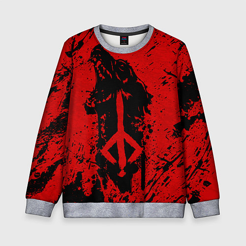 Детский свитшот BLOODBORNE / 3D-Меланж – фото 1