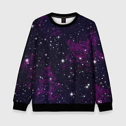 Свитшот детский Космос, цвет: 3D-черный