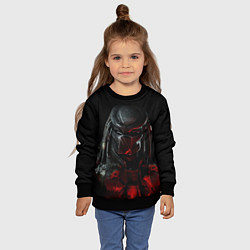 Свитшот детский PREDATOR, цвет: 3D-черный — фото 2