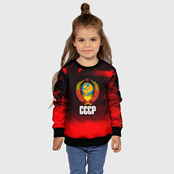 Свитшот детский СССР, цвет: 3D-черный — фото 2