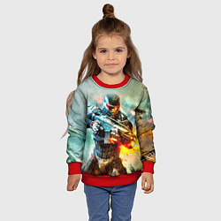 Свитшот детский CRYSIS, цвет: 3D-красный — фото 2