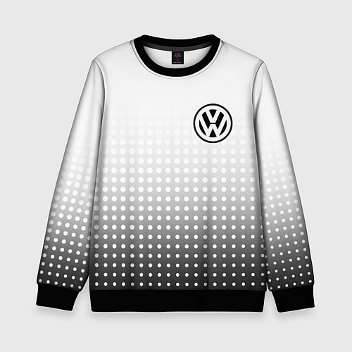 Детский свитшот Volkswagen / 3D-Черный – фото 1
