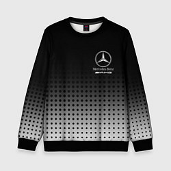 Свитшот детский Mercedes-Benz, цвет: 3D-черный