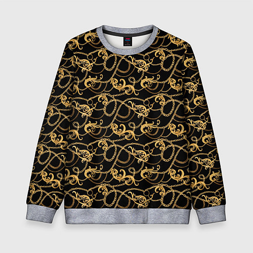Детский свитшот Versace / 3D-Меланж – фото 1