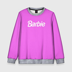 Свитшот детский Barbie, цвет: 3D-меланж