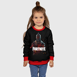 Свитшот детский Fortnite Black Knight, цвет: 3D-красный — фото 2