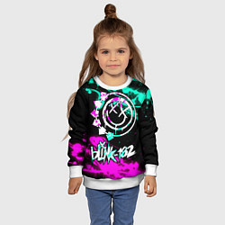 Свитшот детский Blink-182 6, цвет: 3D-белый — фото 2