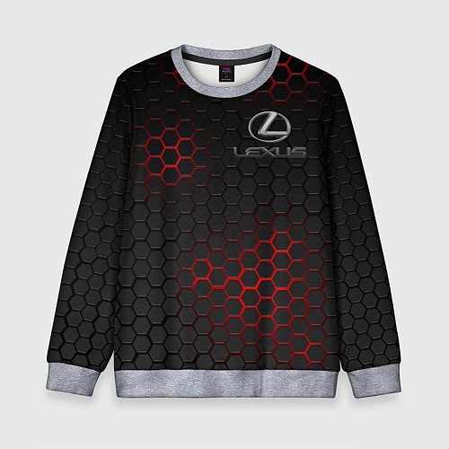 Детский свитшот LEXUS / 3D-Меланж – фото 1