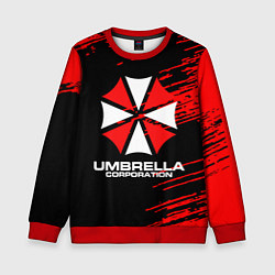 Свитшот детский Umbrella Corporation, цвет: 3D-красный