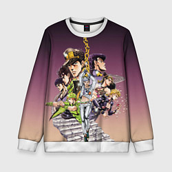 Свитшот детский Jo Jo, цвет: 3D-белый